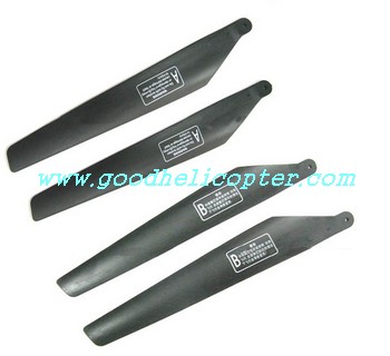 double-horse-9051 helicopter parts main blades (black color) - Click Image to Close